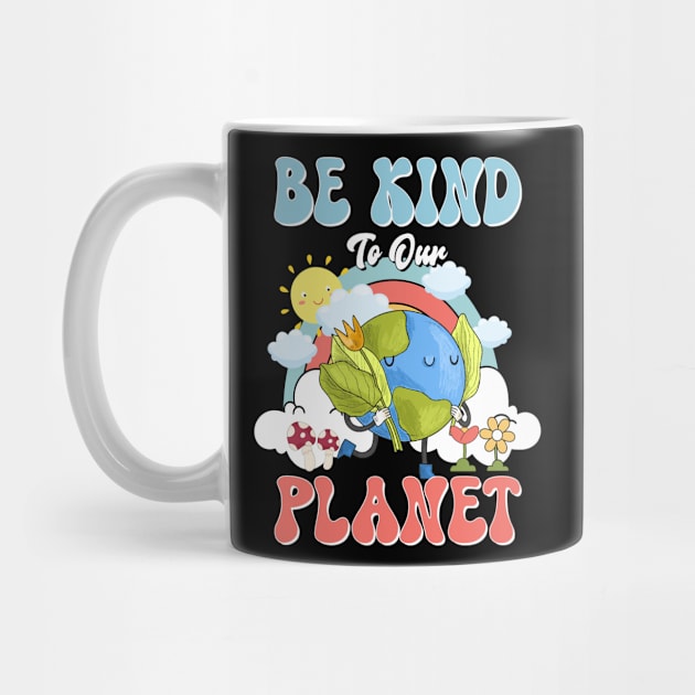 Be Kind To Our Planet Earth Day Gift For Kids Boys Girls by truong-artist-C